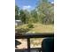 Large backyard view from a porch, showcasing trees and greenery at 1013 Nw Mandrake Dr, Dunnellon, FL 34431