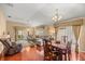 Open-concept living and dining area perfect for entertaining guests at 1204 Flamingo Pl, The Villages, FL 32162