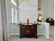 Neutral dining area featuring window and cabinet with counter space at 2515 Nw 53 Ave, Ocala, FL 34482