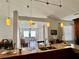 The kitchen island overlooks an open floor plan at 2515 Nw 53 Ave, Ocala, FL 34482
