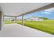Covered patio offers views of the neighborhood at 7745 Sw 56Th Pl, Ocala, FL 34474