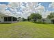 Expansive backyard with lush lawn, mature trees, and serene setting, ideal for outdoor relaxation at 9486 Se 173Rd Pl, Summerfield, FL 34491