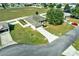 Aerial view of home featuring a large, grassy field nearby at 9952 Sw 58Th Ave, Ocala, FL 34476