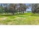 Beautiful grassy front yard with mature trees and house in the distance at 15620 Nw 112Th Ave, Reddick, FL 32686