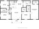 Floor plan showing bedrooms, bathrooms, kitchen, living room, and dining area at 2263 Moines Ct, Dunnellon, FL 34431