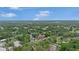 Scenic aerial view showing a property nestled in a tranquil neighborhood, surrounded by green spaces and mature trees at 2441 Se 38Th St, Ocala, FL 34480