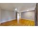Large living room featuring hardwood floors, recessed lighting, and neutral paint at 2441 Se 38Th St, Ocala, FL 34480