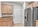 Kitchen featuring stainless steel refrigerator and plenty of storage space at 5151 Sw 39Th St, Ocala, FL 34474