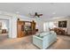 Open floor plan combining the living room and dining area, creating an inviting space for gatherings at 5151 Sw 39Th St, Ocala, FL 34474