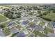 Areal shot displays a neighborhood with green lawns, tree-lined streets, and well-spaced homes at 6646 Sw 64Th Ave, Ocala, FL 34476
