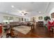 Inviting living room with hardwood floors, stylish furnishings, and plenty of space at 6646 Sw 64Th Ave, Ocala, FL 34476