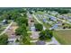 Aerial view of a residential neighborhood with many single-Gathering homes and green spaces at 1553 Ne 161St Pl, Citra, FL 32113