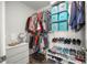 Walk-in closet featuring shelving and organization for clothing, shoes, and accessories at 358 Irving Bend Dr, Groveland, FL 34736