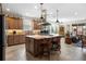 Spacious kitchen with a large island, stainless steel appliances, and ample cabinet space at 4232 Nw 56Th Ct, Ocala, FL 34482