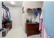 Spacious walk-in closet with ample storage and shelving, providing an organized storage solution at 4232 Nw 56Th Ct, Ocala, FL 34482