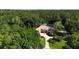 Executive home nestled among mature trees, offering a private oasis with lush landscaping at 695 Se 47Th Loop, Ocala, FL 34480