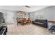 A cozy living and dining space with a classic china cabinet at 8940 Se 87Th Ter, Ocala, FL 34472
