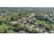 Scenic aerial view of a residential neighborhood surrounded by lush greenery and mature trees at 125 Placid Woods Ct, Sanford, FL 32773