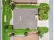 Aerial view of home featuring a landscaped yard with privacy at 1266 James Island St, The Villages, FL 32162