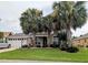 Beautiful home with mature palm trees and a well-maintained front yard at 1266 James Island St, The Villages, FL 32162