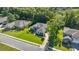 Aerial view of home showing landscaping, driveway, and surrounding neighborhood at 3993 Se 10Th Ave, Ocala, FL 34480