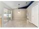 Dining area with tile floors, access to a patio, and a convenient closet for storage at 4531 Se 27Th St, Ocala, FL 34480