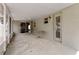 View of the screened patio with sliding door access to the interior at 4531 Se 27Th St, Ocala, FL 34480