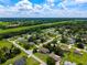 The aerial view showcases a tranquil neighborhood with lush green trees and well-kept lawns at 5390 Se 15Th Ct, Ocala, FL 34480