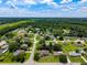 Expansive aerial view of a well-established residential neighborhood with mature trees and green spaces, offering a serene living environment at 5390 Se 15Th Ct, Ocala, FL 34480