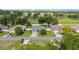 Scenic aerial view of single-story homes in a peaceful neighborhood surrounded by lush greenery at 7054 Sw 64Th Ter, Ocala, FL 34476