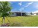 Expansive backyard featuring well-maintained lawn and landscaping, ideal for outdoor activities and relaxation at 10008 Sw 85Th Place Rd, Ocala, FL 34481