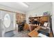 Functional home office with built-in shelving, desk space, and natural light at 12681 Se 54Th Ave, Belleview, FL 34420