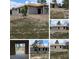 Multiple exterior views of a house under construction featuring concrete block walls and an unfinished roof at 13322 Sw 85 Cir, Ocala, FL 34473