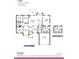 Layout of the home including 4 bedrooms, 2 baths, 2 car garage and patio at 13585 Sw 51St Ln, Ocala, FL 34481