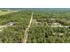 Aerial view showcasing the neighborhood's serene, heavily-wooded surroundings at 13741 Sw 73Rd St, Ocala, FL 34481