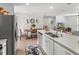 Kitchen area and dining room featuring stainless steel appliances at 15138 Sw 50Th Avenue Rd, Ocala, FL 34473
