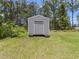 Exterior photo of the storage shed in the backyard at 15138 Sw 50Th Avenue Rd, Ocala, FL 34473