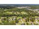 Wide aerial view of a suburban neighborhood, featuring lush greenery and scattered houses at 2151 Se 59Th St, Ocala, FL 34480