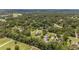 An aerial view showing multiple houses surrounded by dense trees at 2151 Se 59Th St, Ocala, FL 34480