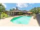 Inviting pool with surrounding patio, perfect for outdoor entertaining and relaxation at 2151 Se 59Th St, Ocala, FL 34480