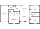 Detailed floor plan of the home showcasing layout, room dimensions and garage at 2924 Se 142Nd Pl, Summerfield, FL 34491