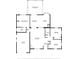 Detailed floor plan showing layout of rooms and dimensions of the property at 3428 Ne 17Th Ter, Ocala, FL 34479