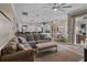 Open-concept living room flowing into the dining area and kitchen, perfect for entertaining and Gathering gatherings at 4731 Se 34Th St, Ocala, FL 34480