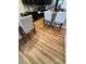 Kitchen with granite countertops, black cabinets, and stainless steel appliances at 5235 Nw 33Rd Pl, Ocala, FL 34482