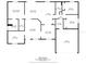 Detailed floor plan showcasing the layout of the house, including room dimensions at 7327 Sw 129Th Ln, Ocala, FL 34473