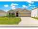 Charming single-story home with well-maintained lawn and a two-car garage on a beautiful sunny day at 8685 Sw 49Th Cir, Ocala, FL 34476