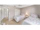 Bedroom featuring twin beds, tile flooring, a ceiling fan and a window at 9085 Sw 96Th Ln # B, Ocala, FL 34481