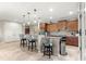 Stylish kitchen with barstool seating and modern appliances at 9925 Sw 95Th Loop, Ocala, FL 34481