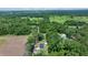 An aerial view of a property surrounded by verdant trees and grassy plains at 1133 Nw 122Nd Pl, Citra, FL 32113
