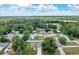 Expansive aerial view of a residential area with numerous homes and dense tree coverage in the background at 1689 Ne 161St Pl, Citra, FL 32113